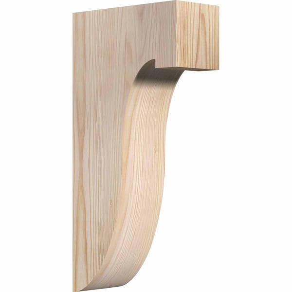 Ekena Millwork Del Monte Smooth Corbel, Douglas Fir, 3 1/2"W x 8"D x 16"H COR04X08X16DEL00SDF - main